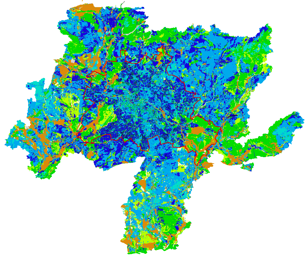 Analysen zum Bodenwasserhaushalt des Stadtgebietes Berlin und des angrenzenden Umlandes