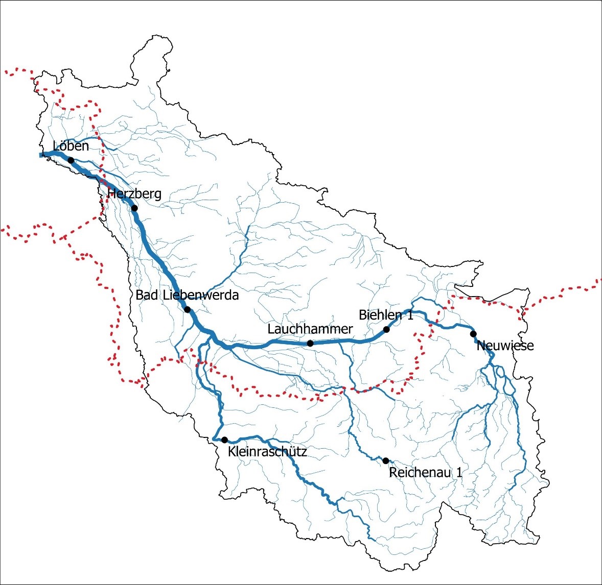 Hochwassermodell für die Schwarze Elster im Land Brandenburg