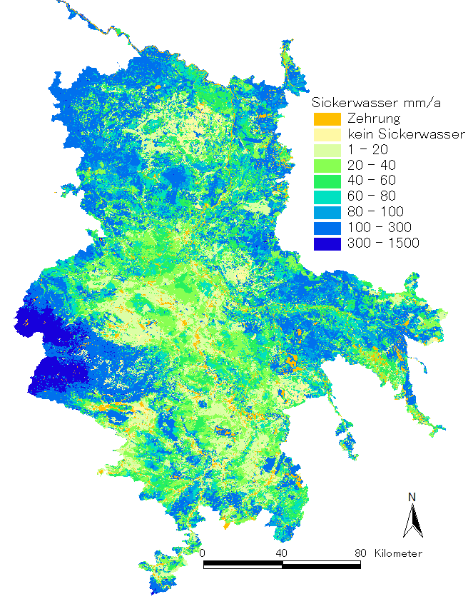 Wasserhaushaltsmodellierungen für das Land Sachsen-Anhalt